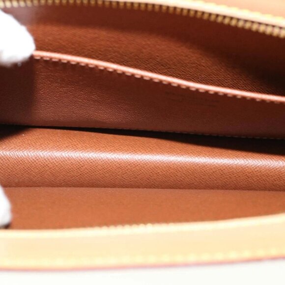 LOUIS VUITTON Pochette Homme Clutch Bag Nomad Leather SPO Brown - Picture 9 of 16